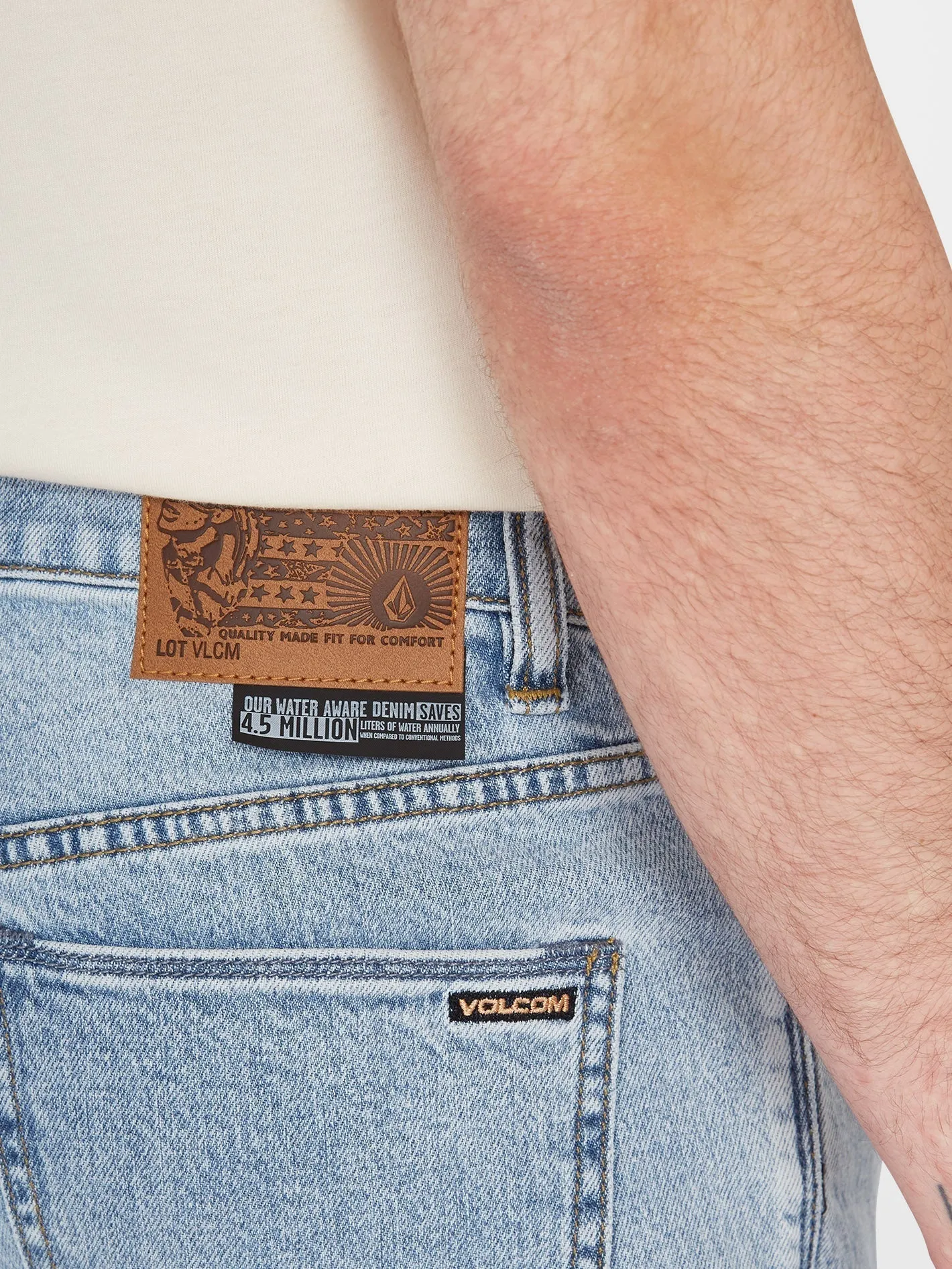Pantalón vaquero Vorta - HEAVY WORN FADED - Imagen 3