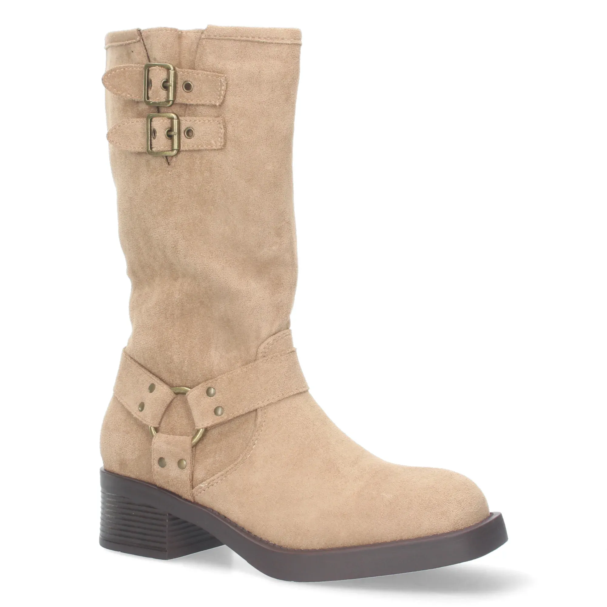 Botas Beige Tacón Mujer Vesta 002 - Imagen 3